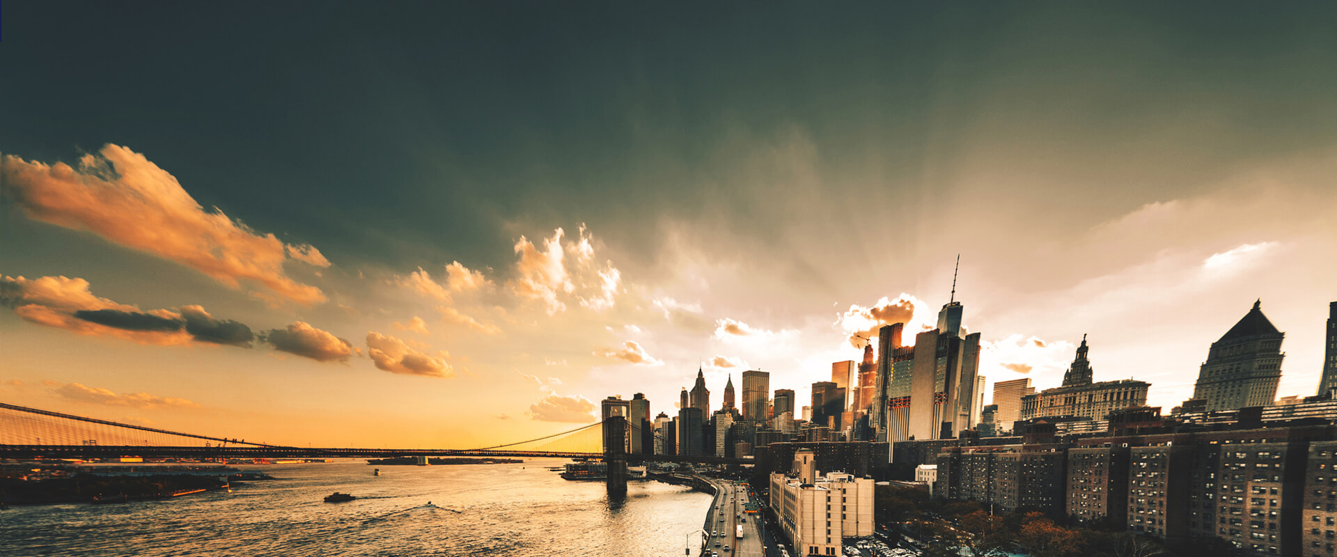 NYC Skyline at Dusk